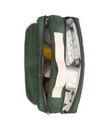 Necessaire 2 Zíperes | Verde Escuro