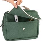 Necessaire 2 Zíperes | Verde Escuro
