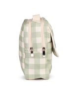 Necessaire 2 Zíperes | Xadrez Verde Menta