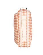 Necessaire 2 Zíperes | Xadrez Terracota
