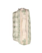 Necessaire 2 Zíperes | Xadrez Verde Menta