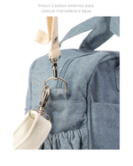 Bolsa Baby | Cinza Blue + Cinza Blue