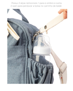 Bolsa Baby | Cinza Blue + Cinza Blue