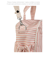 Bolsa Baby | Listrado Rose