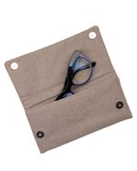 Porta Óculos Envelope | Caqui Escuro