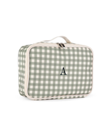 Kit Necessaire Maletinha | Xadrez Verde Escuro