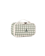 Kit Necessaire Maletinha | Xadrez Verde Escuro