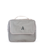 Necessaire 2 Zíperes | Listrado Verde Escuro