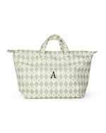 Bolsão Necessaire | Losango Verde Menta