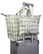 Bolsão Necessaire | Losango Verde Menta