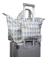Bolsão Necessaire | Losango Azul Claro