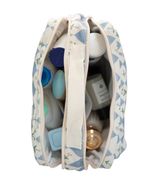 Necessaire 2 Zíperes | Losango Azul Claro
