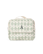 Necessaire 2 Zíperes | Losango Verde Menta