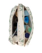 Necessaire 2 Zíperes | Losango Verde Menta