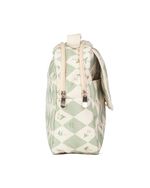 Necessaire 2 Zíperes | Losango Verde Menta