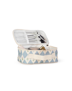 Necessaire Maquiagem | Losango Azul Claro