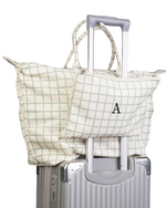 Bolsão Necessaire | Vichy Verde Menta