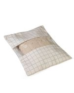 Saquinho com Visor | Vichy Bege