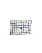 Bolsão Necessaire | Vichy Azul Marinho