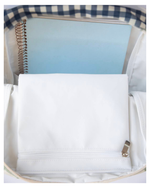 Mochila Adulto | Xadrez Azul Marinho