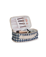 Necessaire Maquiagem | Xadrez Azul Marinho
