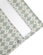 Porta Computador Envelope | Losango Verde Menta