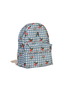 Mochila Kids + Estojo | Xadrez Floral