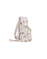 Mochila Kids + Estojo | Floral Rosas Vermelhas