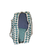 Bolsa Trip | Losango 2 Cores Azul Claro e Verde Escuro