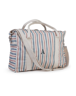 Bolsa Trip | Listrado Azul Claro e Vermelho