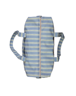 Bolsa Bolsos | Listrado 2 Cores Azul Claro e Verde Escuro