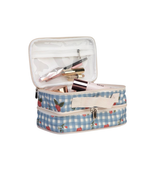 Necessaire Maquiagem Dupla | Xadrez Floral