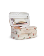 Necessaire Maquiagem Dupla | Floral Rosas Vermelhas