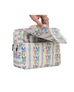 Necessaire 2 Zíperes | Listrado Floral