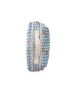 Necessaire 2 Zíperes | Xadrez Floral