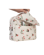 Necessaire 2 Zíperes | Floral Rosas Vermelhas