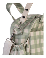 Bolsa Baby | Xadrez Verde Menta