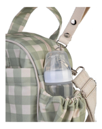 Bolsa Baby | Xadrez Verde Menta