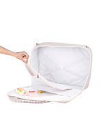 Mala Baby | Listrado Cinza Claro + Listrado Cinza Claro