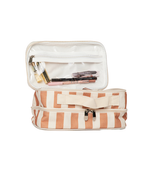 Necessaire Maquiagem Dupla | Listrado Terracota