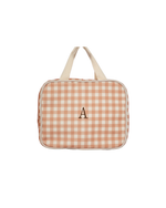 Necessaire 2 Lados | Xadrez Terracota