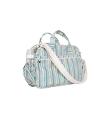 Bolsa Baby | Listrado 3 Cores Azul E Verde