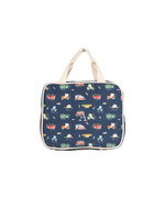 Necessaire 2 Lados | Carros Azul Marinho