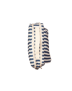 Necessaire 2 Zíperes | Listrado Azul Marinho