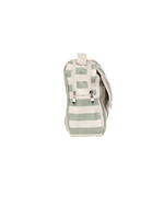 Necessaire 2 Zíperes | Listrado Verde Menta