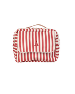Necessaire 2 Zíperes | Listrado Vermelho