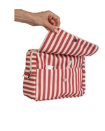 Necessaire 2 Zíperes | Listrado Vermelho