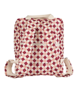 Mochila Adulto | Mini Losango Vinho E Rose