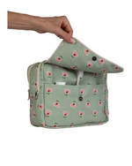 Necessaire 2 Zíperes | Buquê Verde Menta