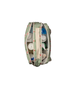 Necessaire 2 Zíperes | Buquê Verde Menta